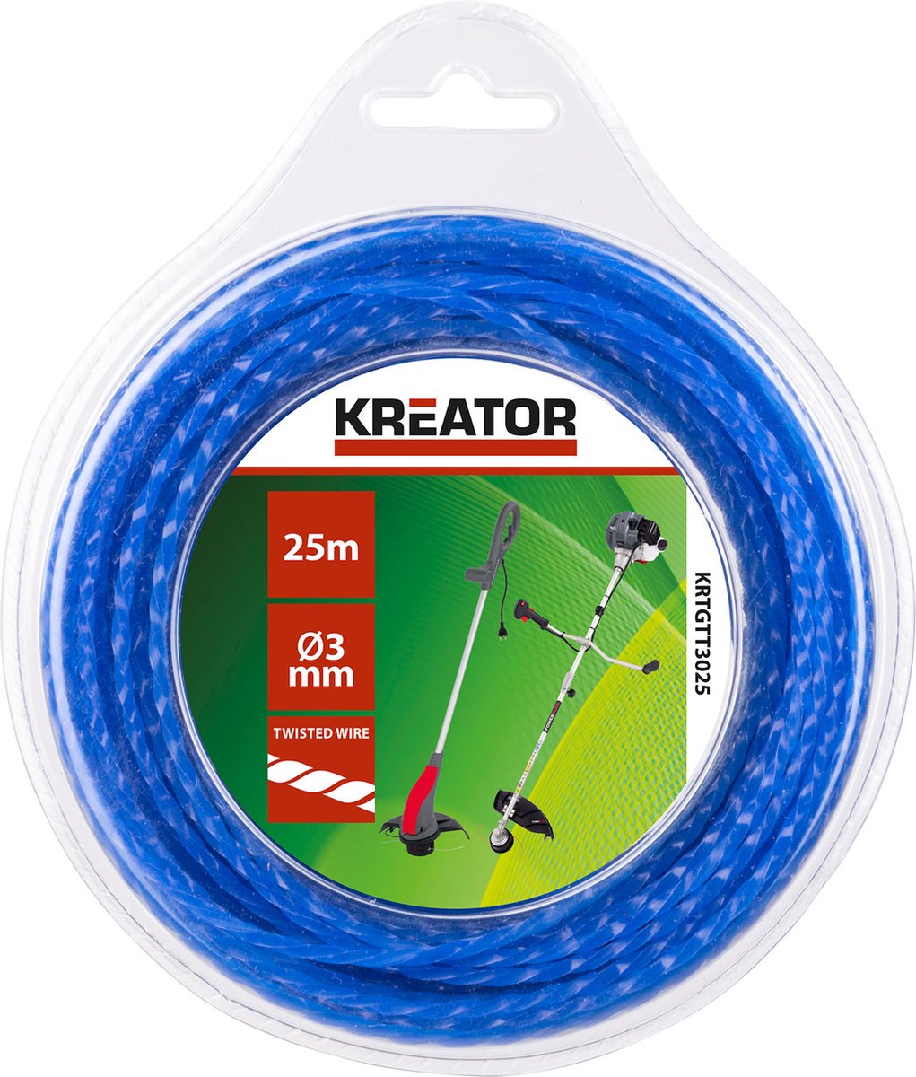 Kreator – Garten – krtgtt3025 – Trimmerdraht – gedreht 3 mm 25 m