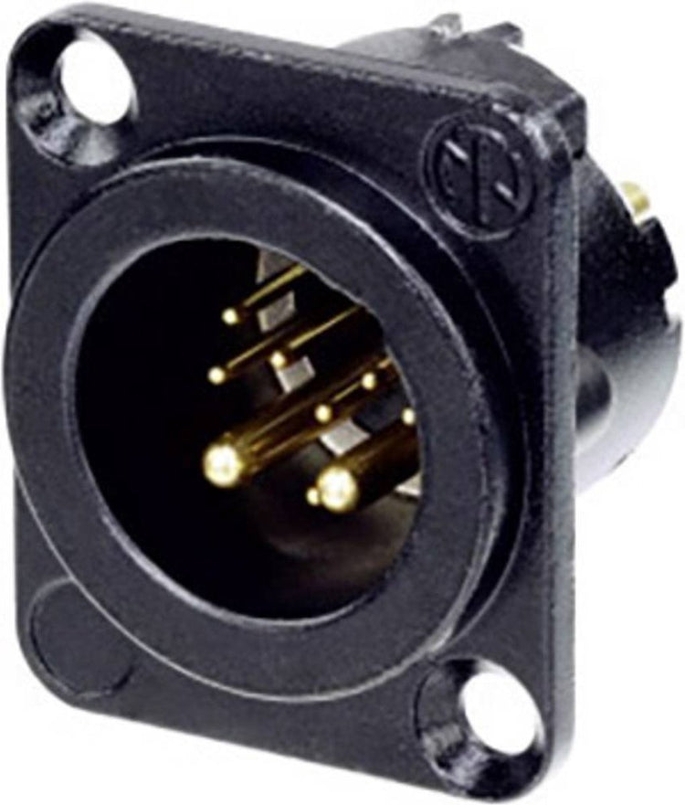 Neutrik NC10MD-LX-B-CON XLR-Stecker Flanschstecker, Kontakte gerade Polzahl: 10 schwarz 1 Stück
