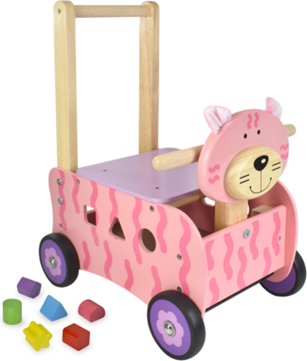 Engelhart Laufwagen – Katze – Rosa