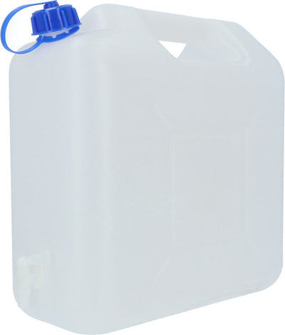 Carpoint Wasserkrug 15 Liter – mit Wasserhahn – Kunststoff – mit Henkel – Schraubverschluss – für Campingtransport