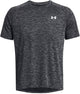 Under Armour UA Tech Texture Red SS-BLK Herren-Sportshirt – Schwarz – Weiß