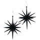 Boltze Home Deco Anhänger Stern h15cm schwarz 2-teilig
