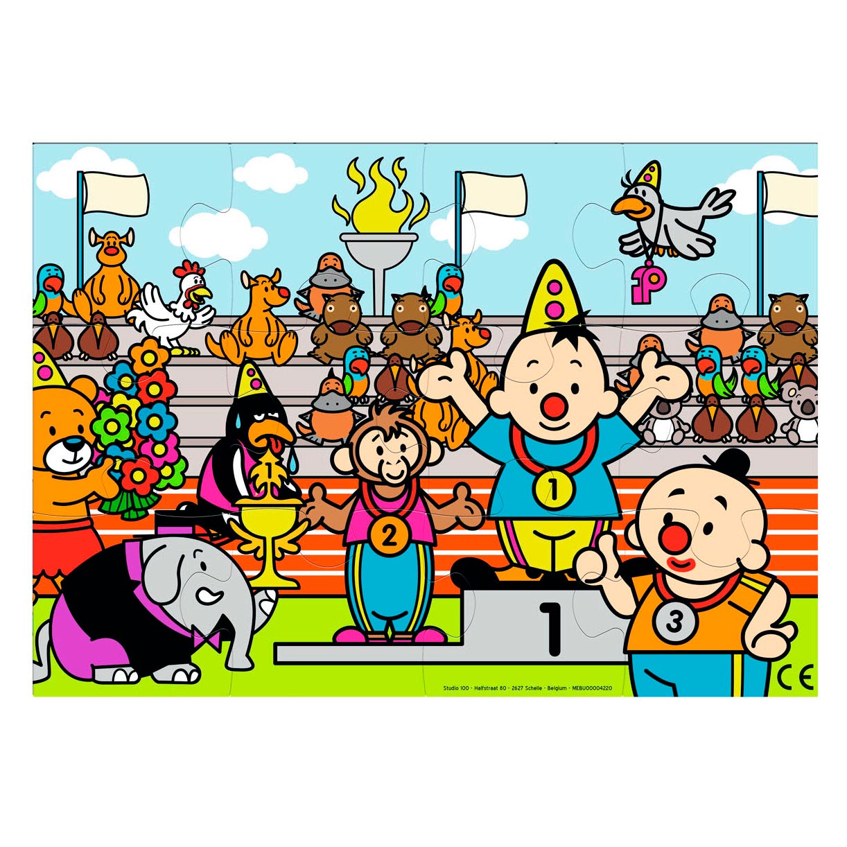 Bumba Puzzle Athlet, 12st.