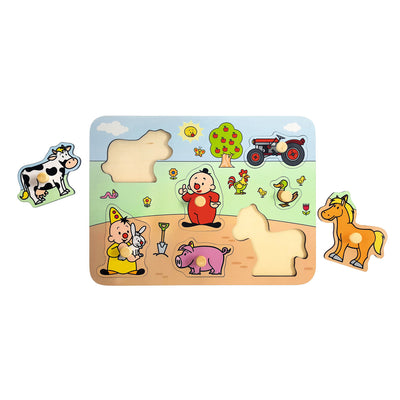 Bumba Houten Puzzle Farm