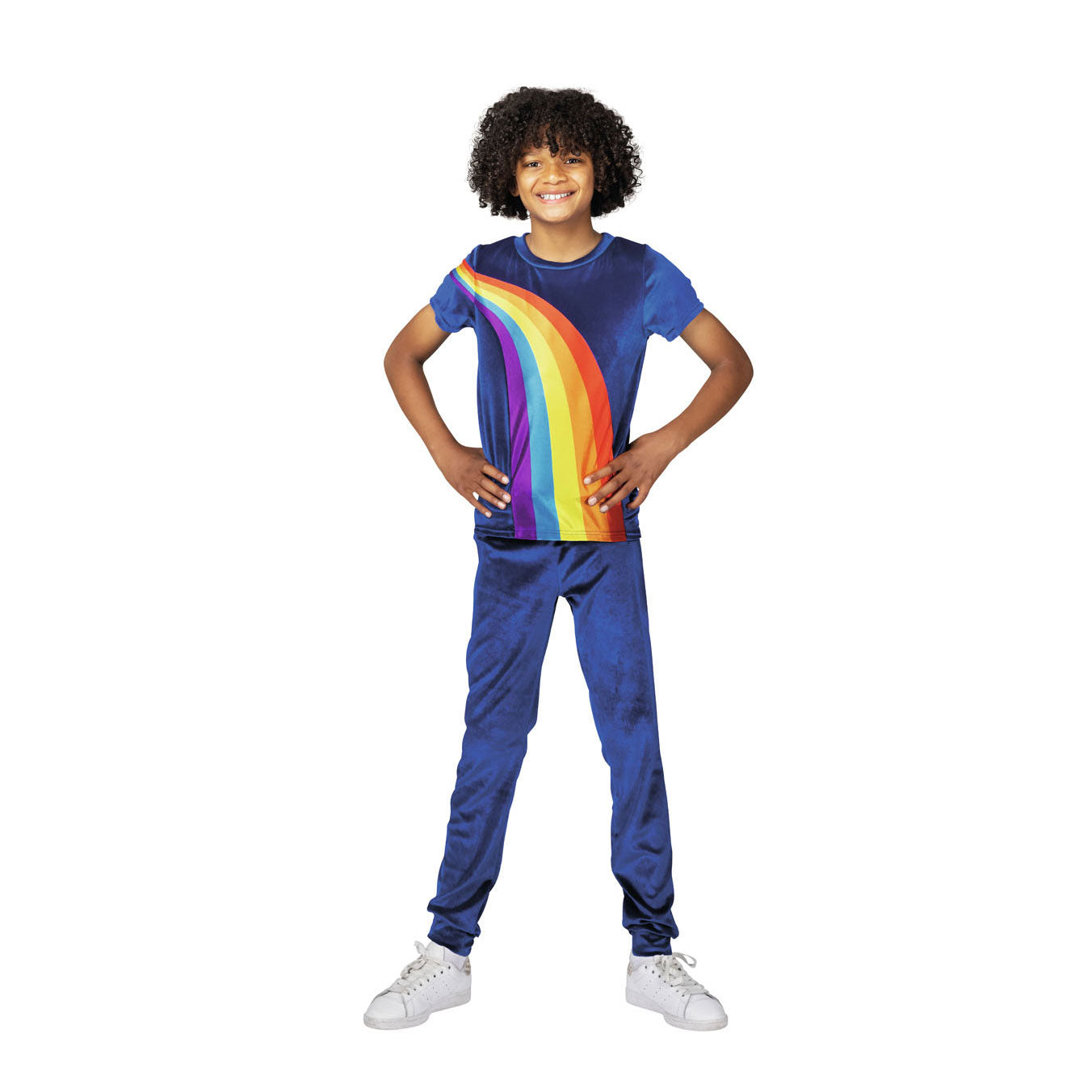Studio 100 Dressup Anzug Regenbogen Polyesterblau MT 134