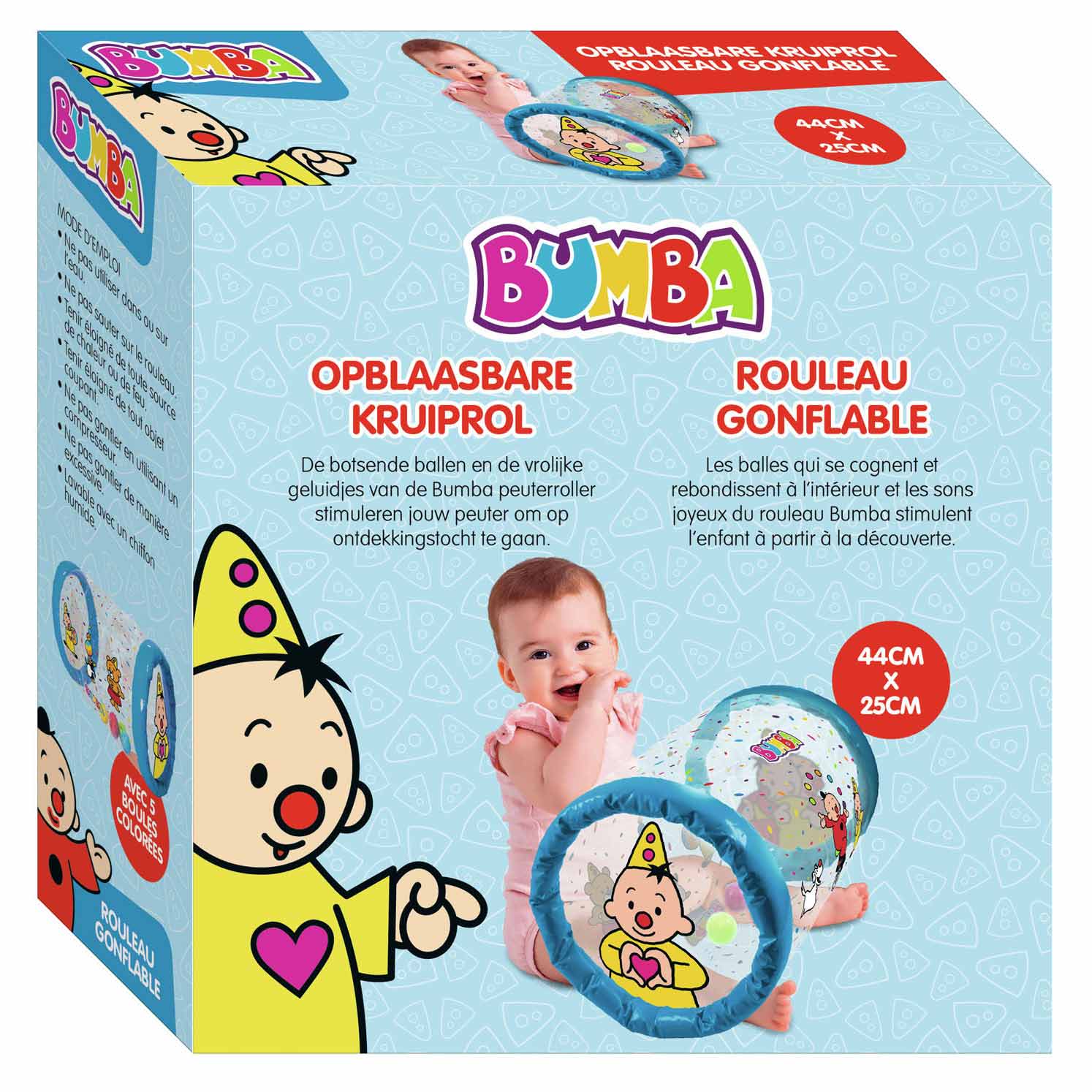Studio 100 aufblasbarer Crawl -Roll -Konfetti