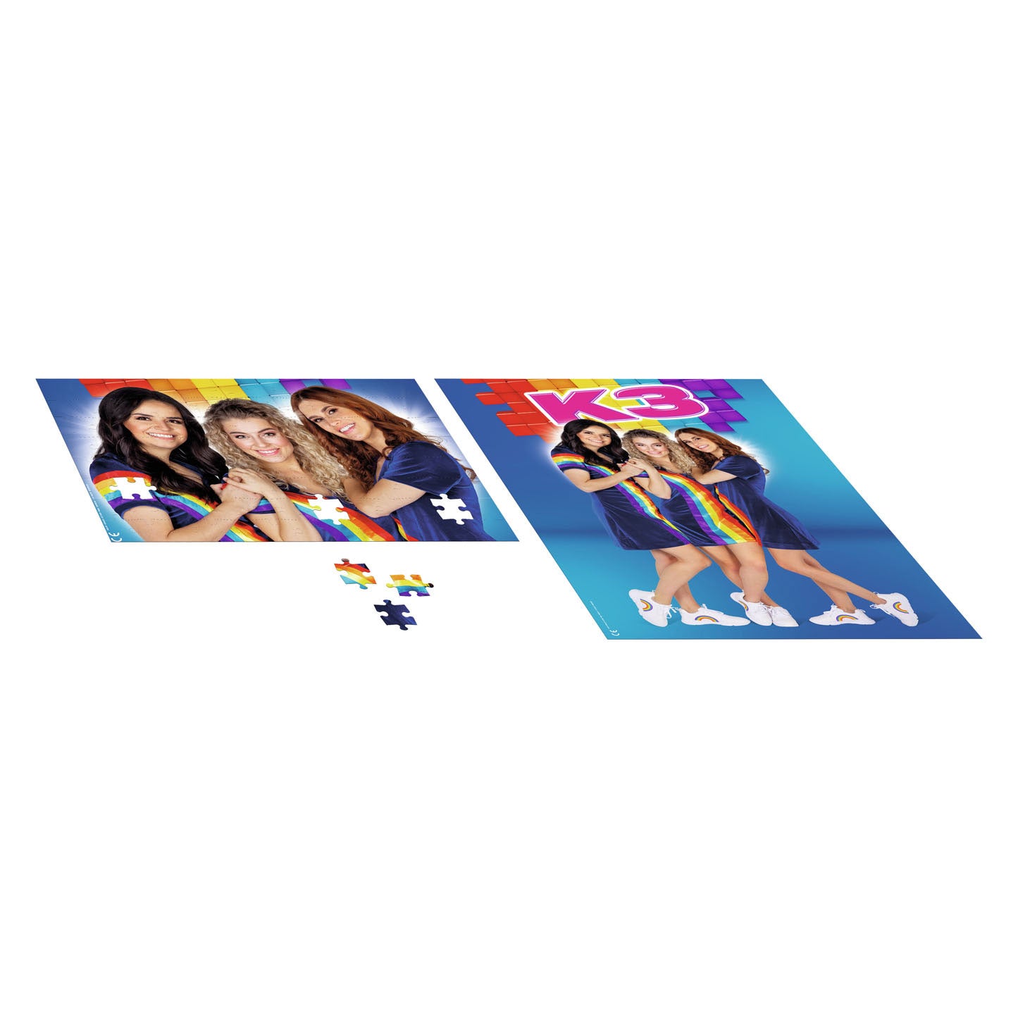 K3 -Puzzle mit Poster, 104st.