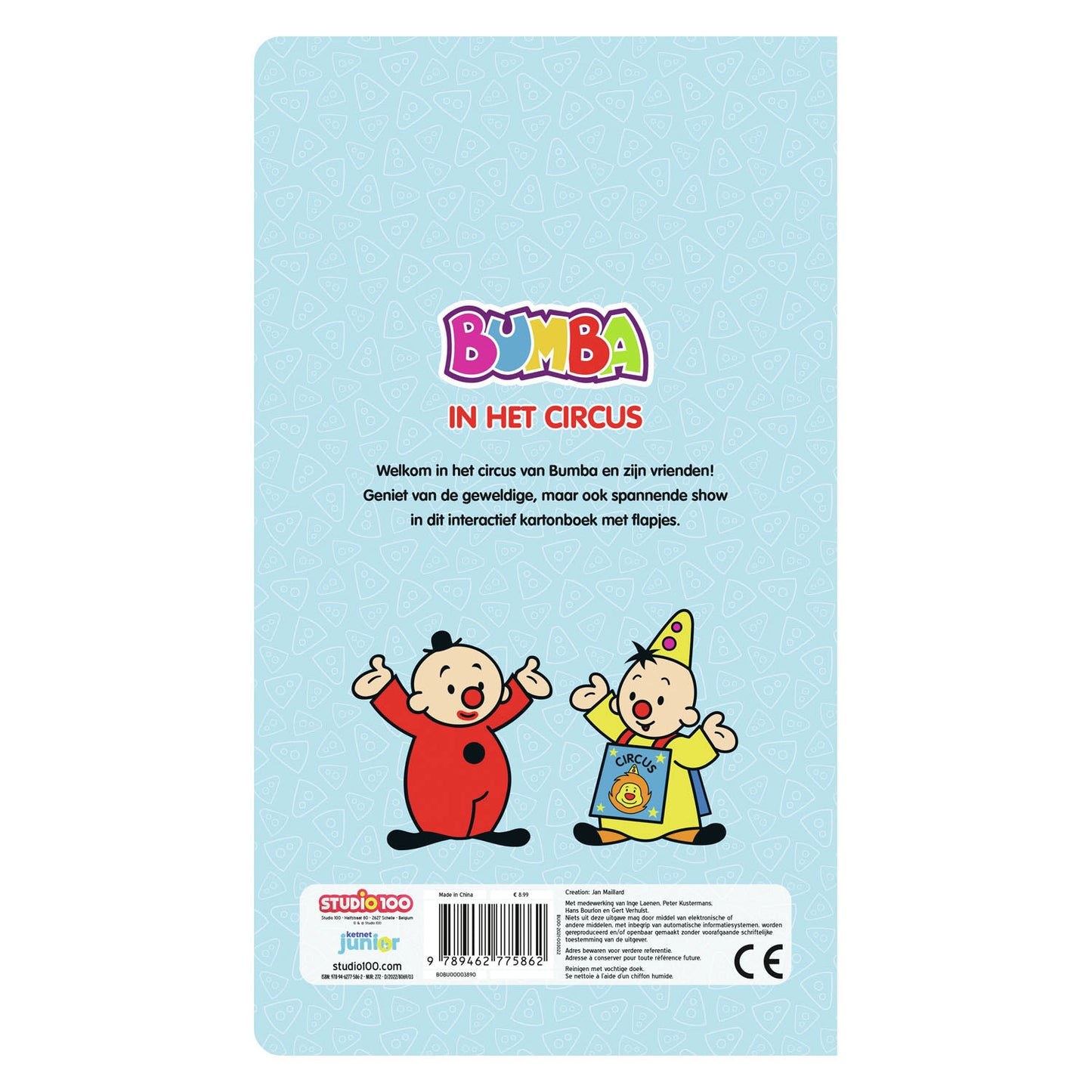 Bumba -Kartonbuch mit Klappen - im Zirkus