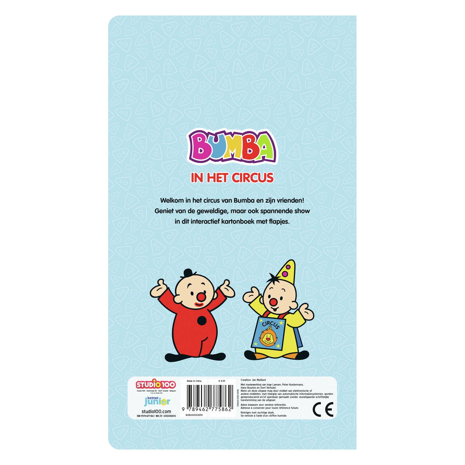 Bumba -Kartonbuch mit Klappen - im Zirkus