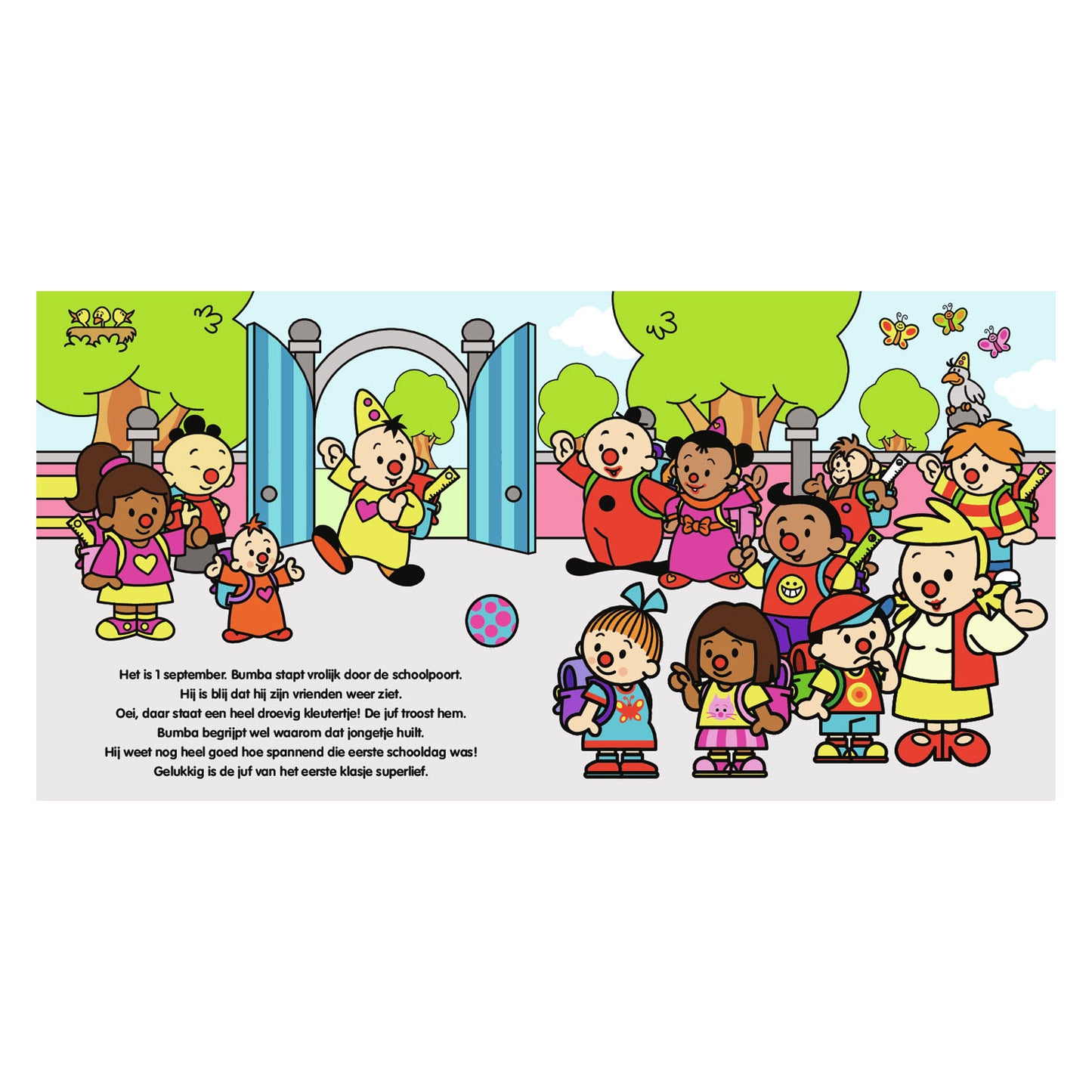 Bumba Kartonboek - Schule