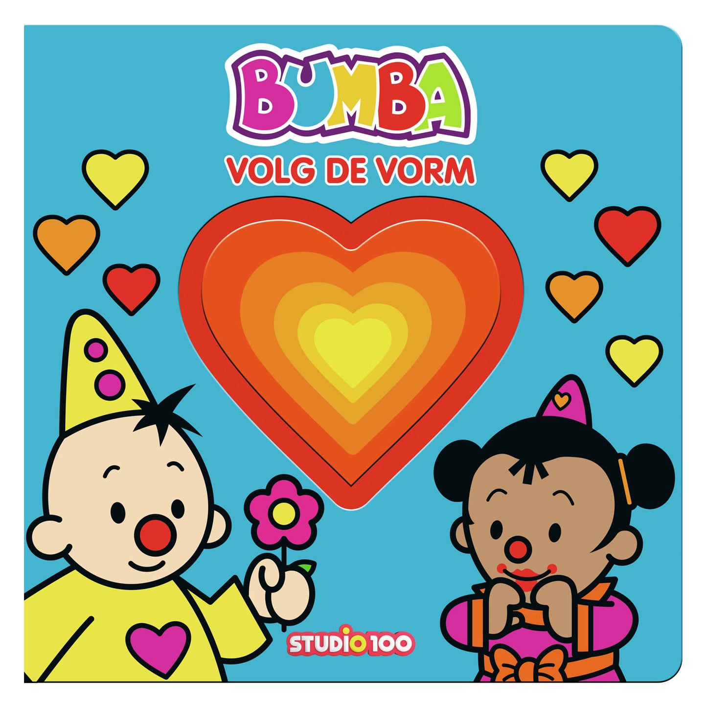Bumba -Kartonbuch mit Spuren - Folgen Sie der Form