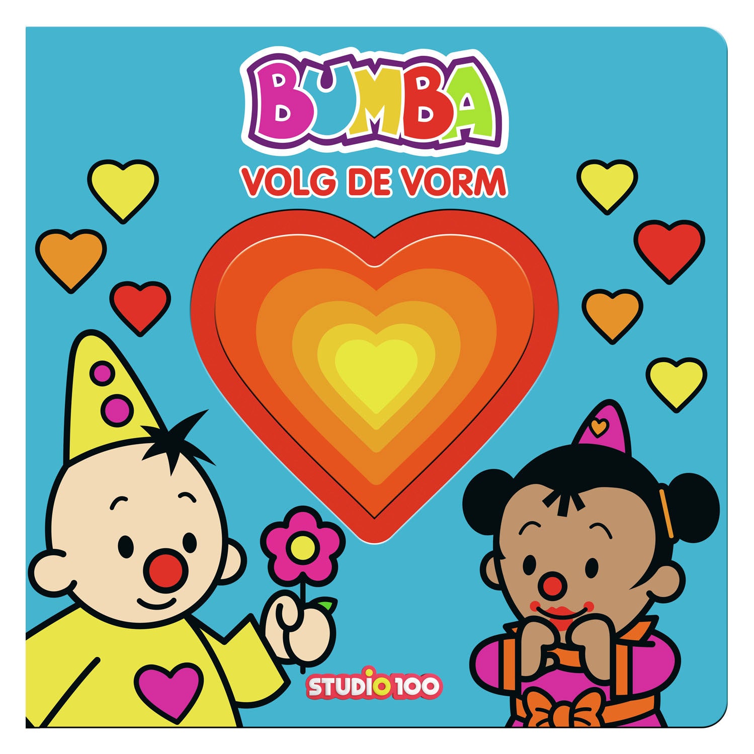 Bumba -Kartonbuch mit Spuren - Folgen Sie der Form