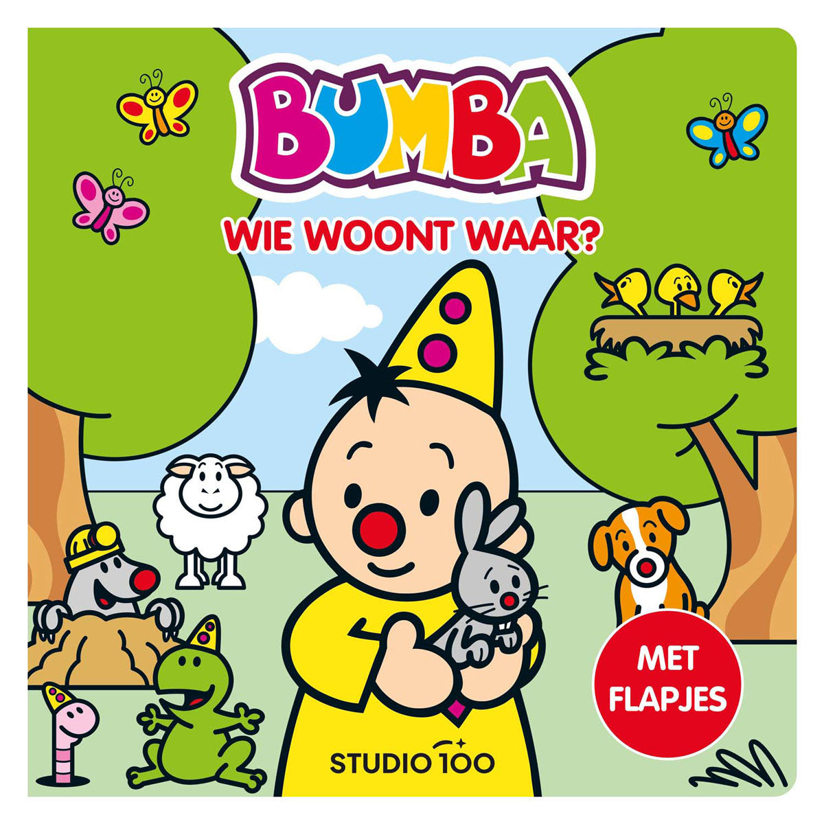 Bumba Cardboard Book mit Klappen Wer wohnt wo?