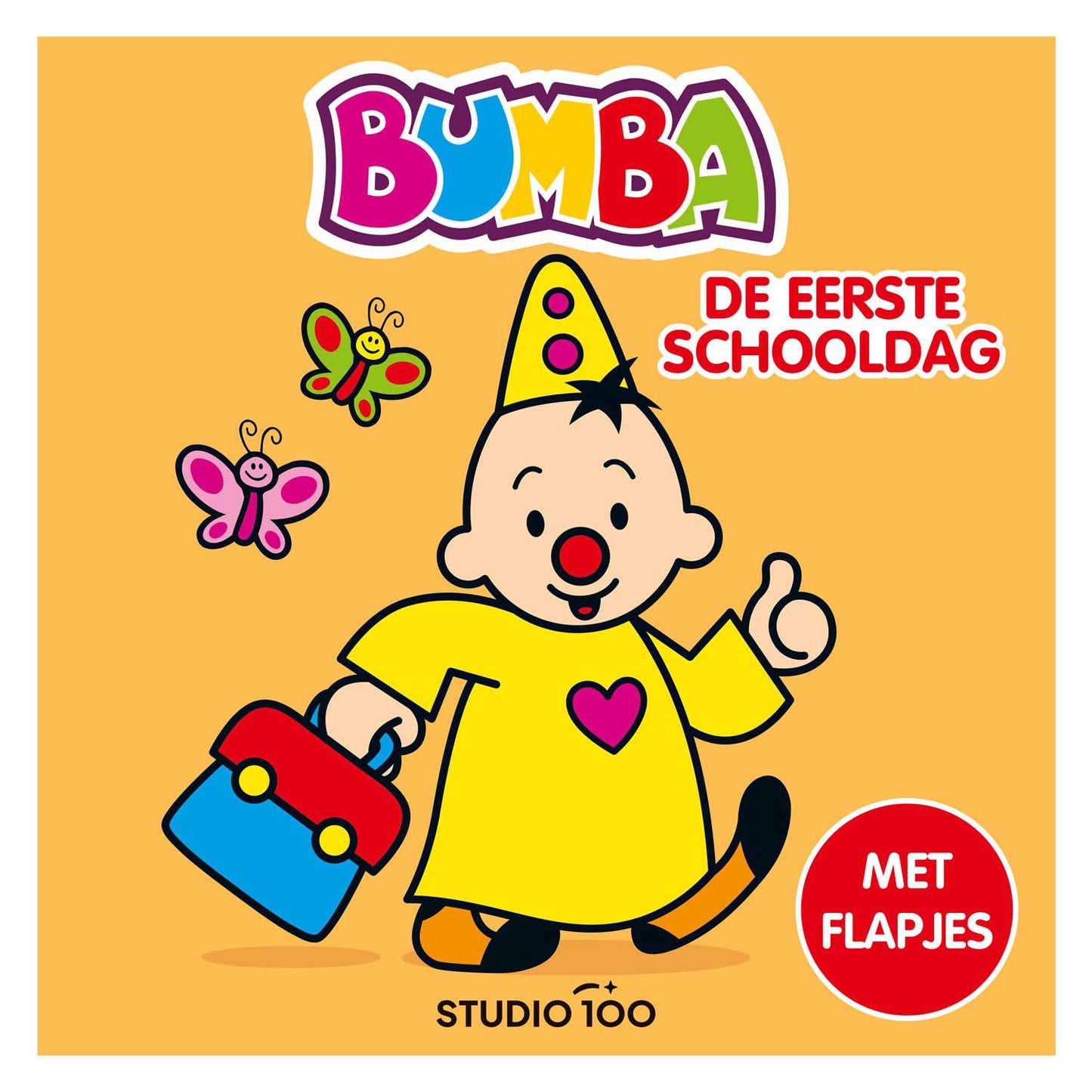 Studio 100 Bumba-Kartonbuch mit Klappen – Der erste Schultag