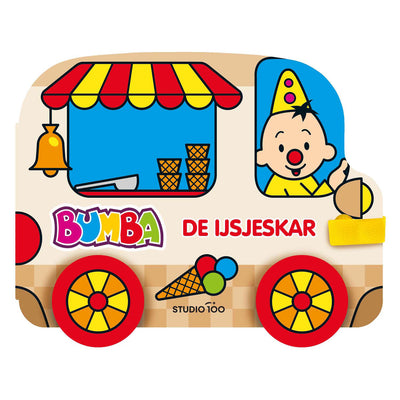 Studio 100 Bumba Cardboard Book mit Rädern - de Ijsjeskar