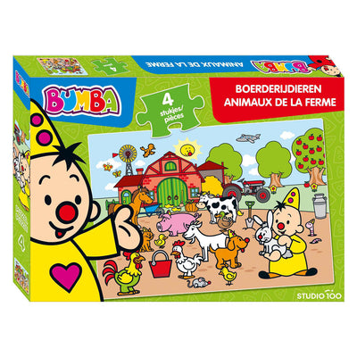 Studio 100 Bumba Puzzle Nutztiere, 4st.