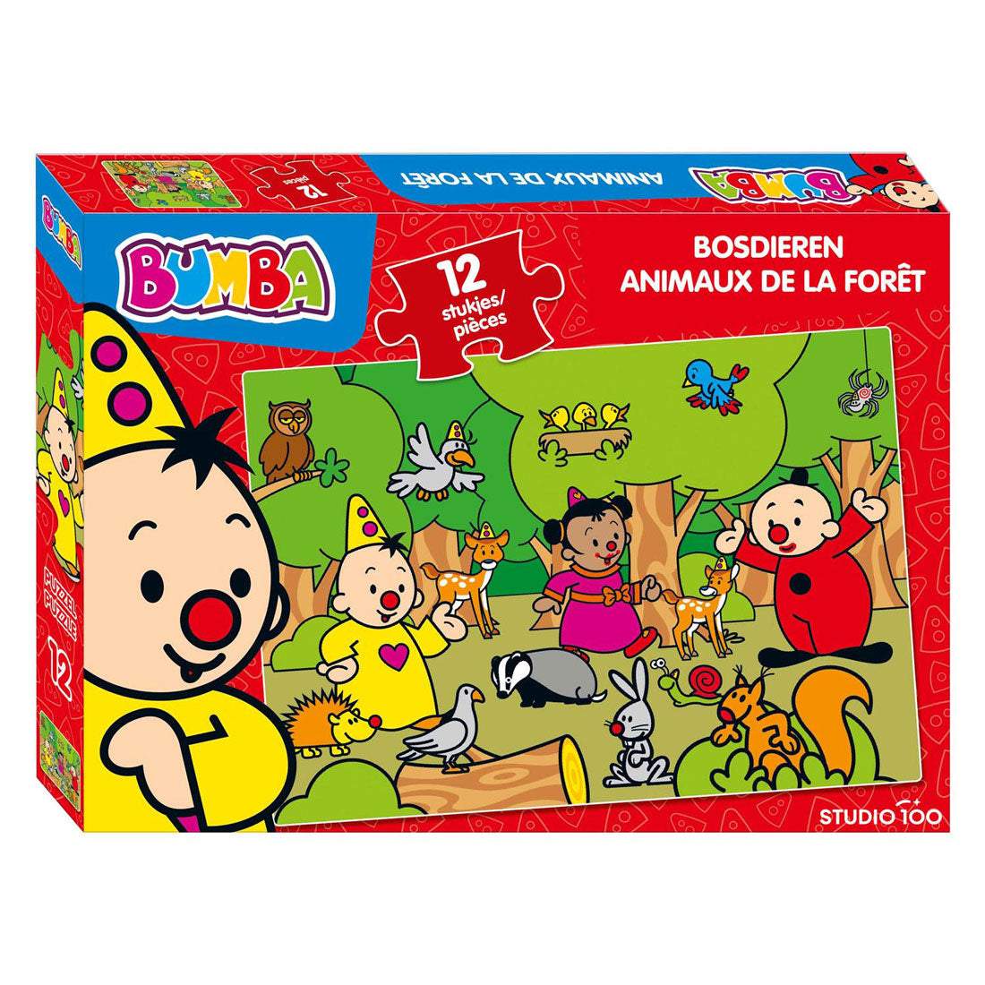 Studio 100 Bumba Puzzle Waldtiere, 12st.