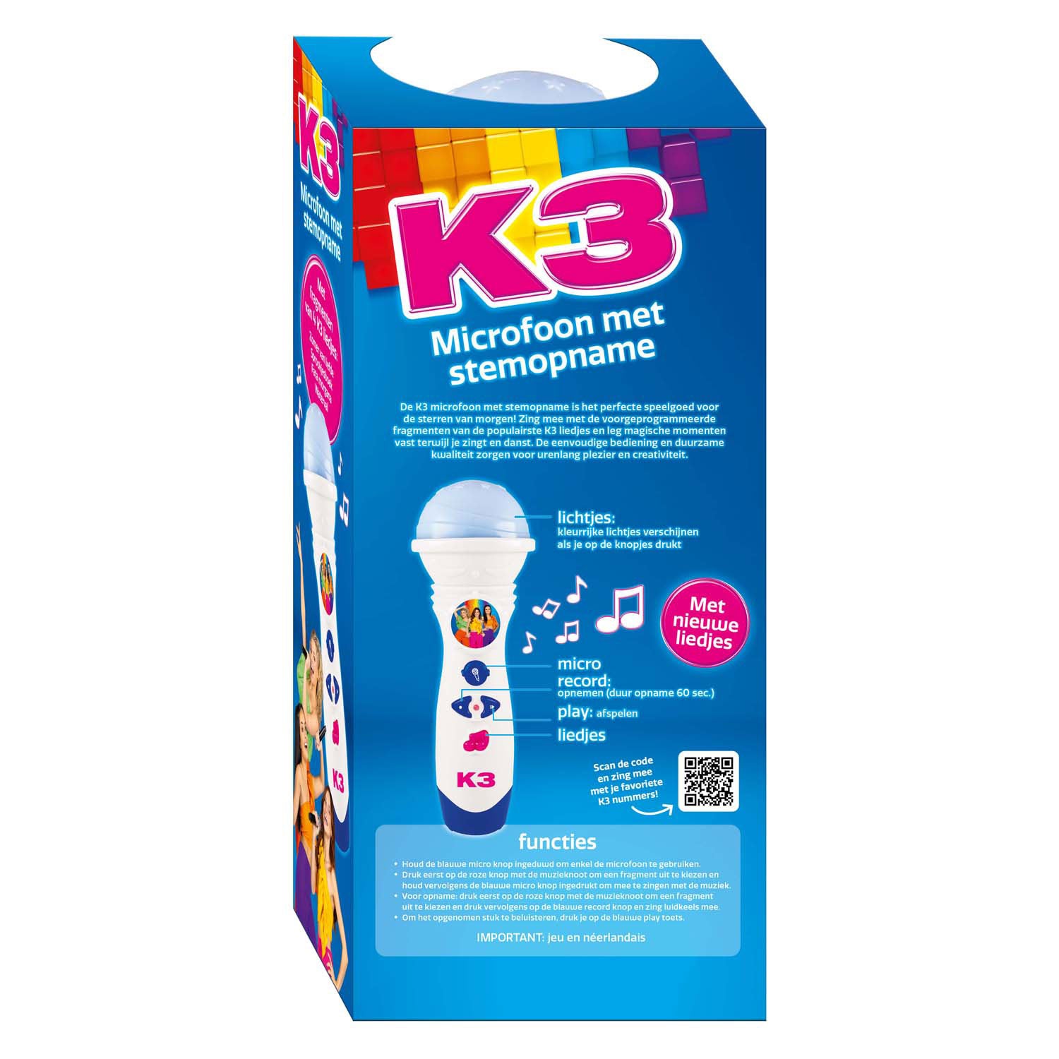 K3 -Mikrofon mit Sprachaufzeichnung alle Farben