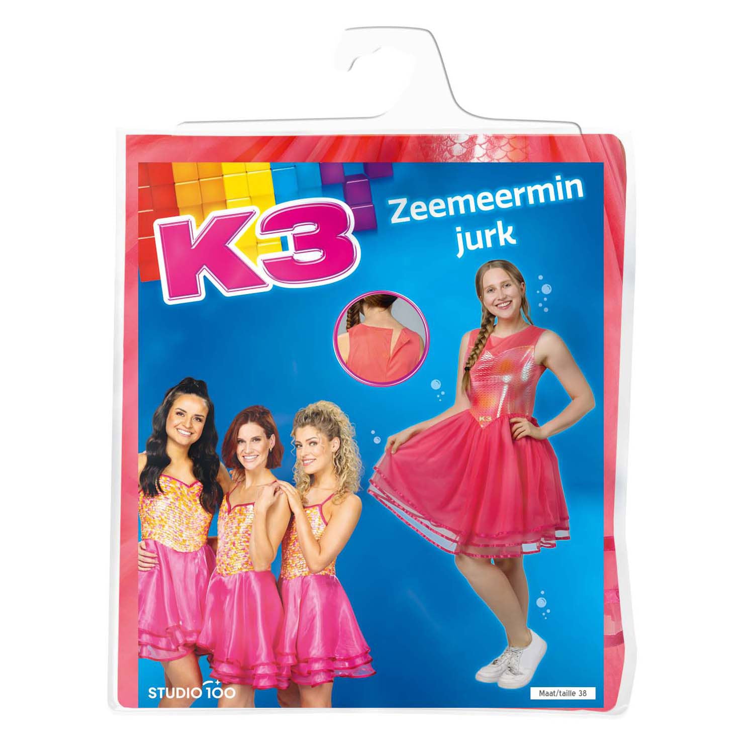 Studio 100 K3 Kleid Kleid Meerjungfrau, Größe 38