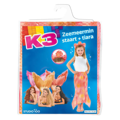 Studio 100 K3 Mermaid Tail und Tiara Größe 140, 7-10 Jahre