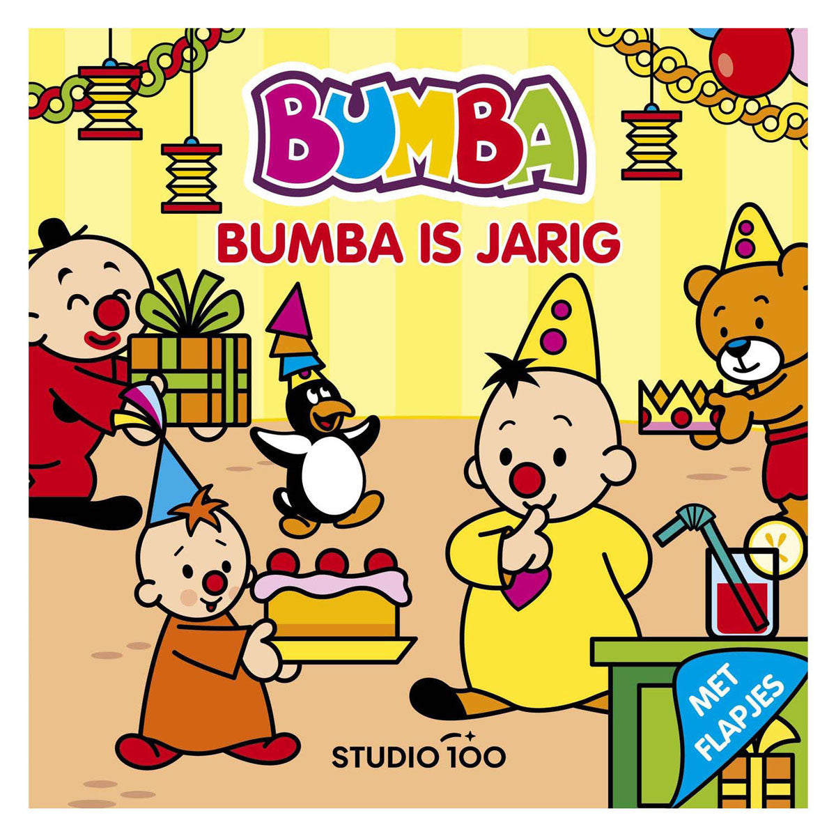 Studio 100 Bumba-Kartonbuch mit Klappen: Bumbas Geburtstag | 2 Stk