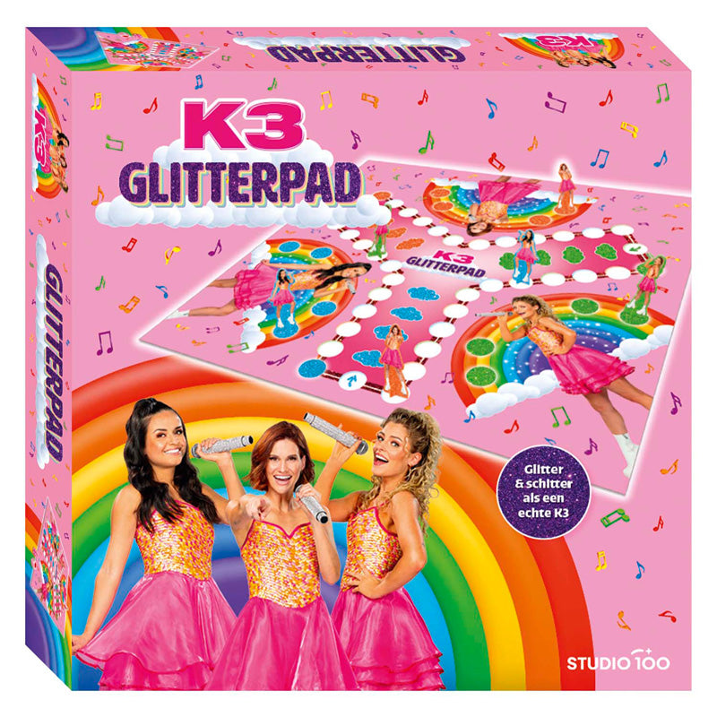 Studio 100 K3 Brettspiel - Glitterpad