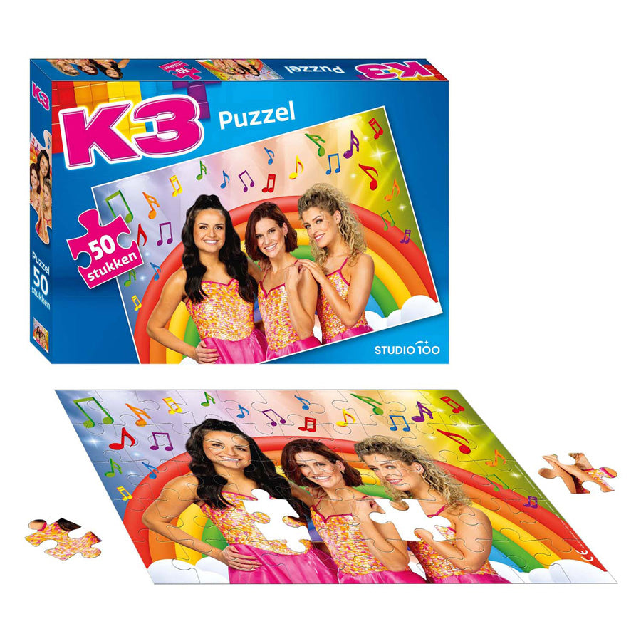 Studio 100 K3 Meerjungfrau Kleid Puzzle 50st