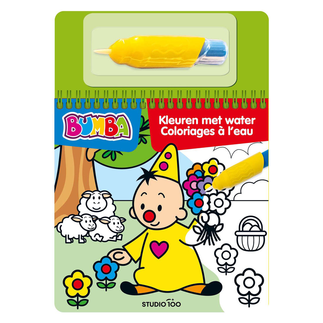 Studio 100 Bumba-Malbuch – Malen mit Wasser – Grün