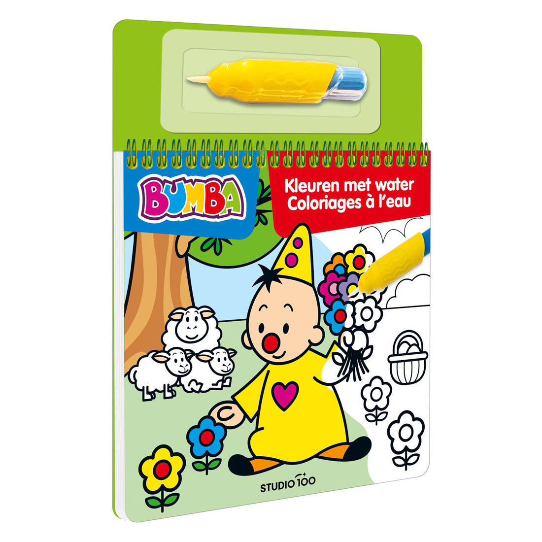 Studio 100 Bumba-Malbuch – Malen mit Wasser – Grün