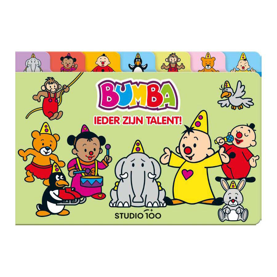 Studio 100 Bumba-Boardbuch mit Tabs – jeder hat sein eigenes Talent