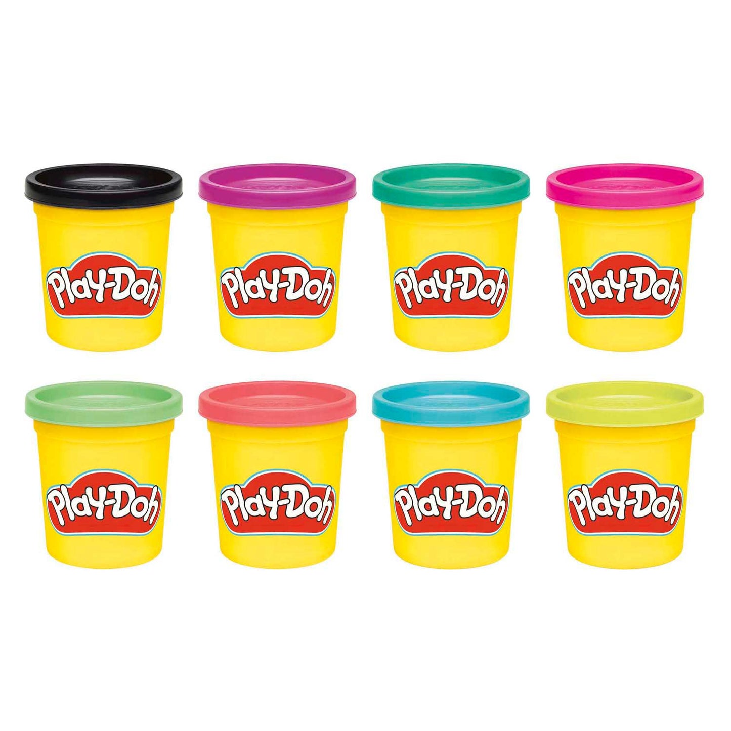 Play-Doh Vibrant – 8 Tontöpfe