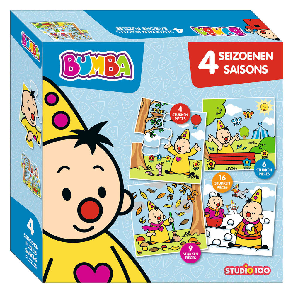 Studio 100 Bumba 4 in 1 Puzzle – Jahreszeiten