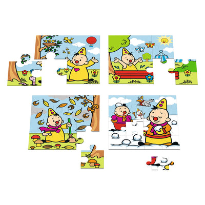 Studio 100 Bumba 4 in 1 Puzzle – Jahreszeiten