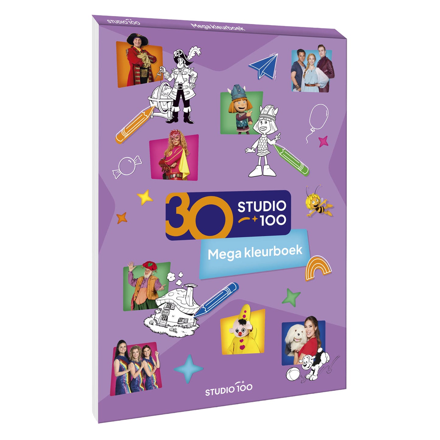 Malbuch Studio 100 Mega – 30 Jahre