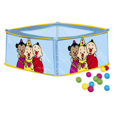 Bumba – Bällebad – Bällebad inklusive 50 bunten Bällen – quadratisch – für drinnen und draußen – 75 x 75 x 30 cm