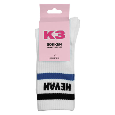 Studio 100 k3 Socken Duopack – heyah mama oya lélé – 1 Größe