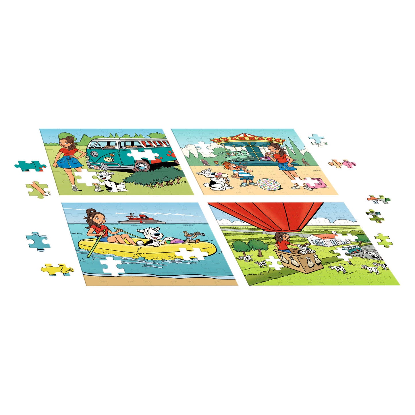 Studio 100 Samson Marie Puzzle – 4 in 1