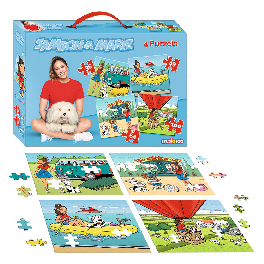 Studio 100 Samson Marie Puzzle – 4 in 1