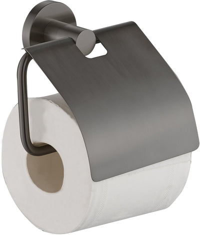 Plieger Vigo Toilettenpapierhalter – Toilettenpapierhalter mit Klappe – 10 Jahre Garantie – gebürstetes Rotguss