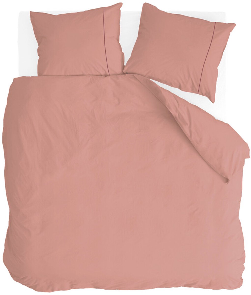 Walra Bettbezug Remade Uni Essence – 200 x 220 – 100 % Baumwolle – Rosa