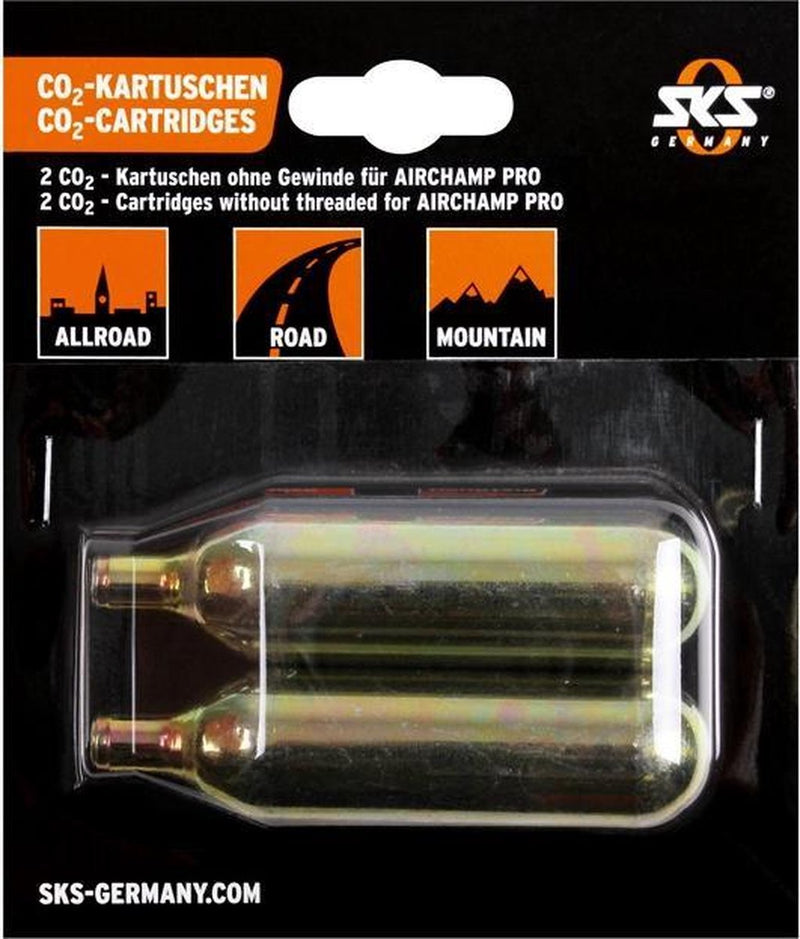 SKS Luftpatronen (2) 16gr. Airchamp CO2 z Draht