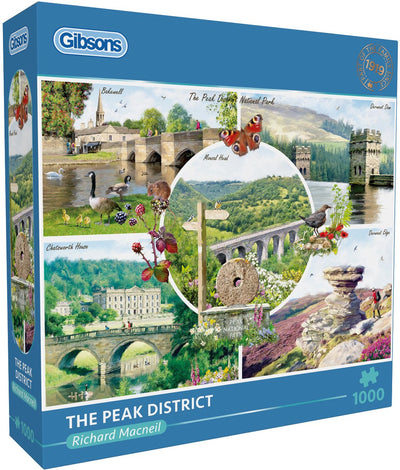 Gibsons – der Peak District, Großbritannien - Richard Macneil - 1000 Teile - 68×49cm - Puzzle für Erwachsene