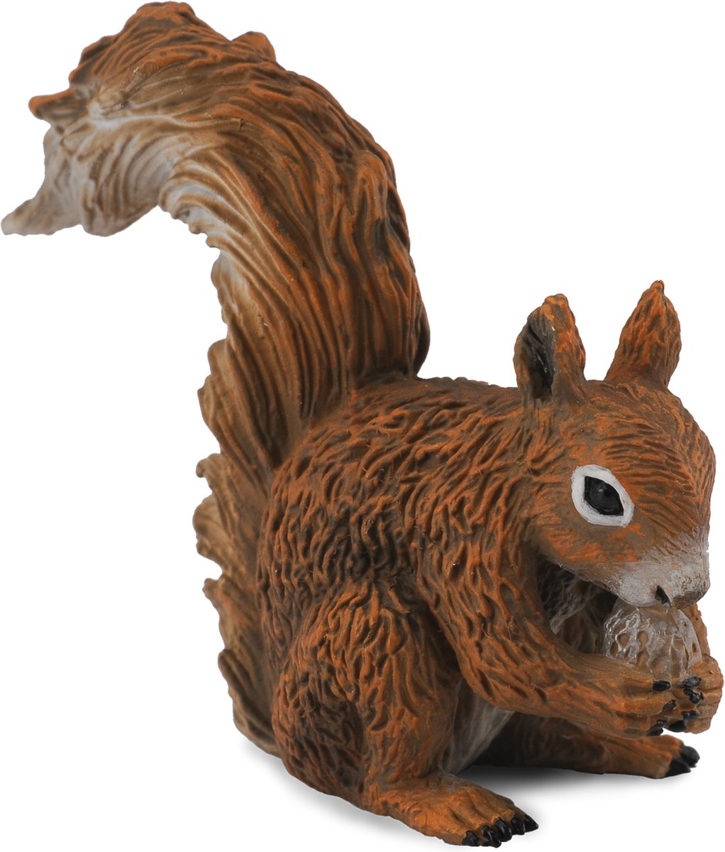 Collecta Figur - Rotes Eichhörnchen fressend - (s) - Waldtiere - handbemalt - Miniatur