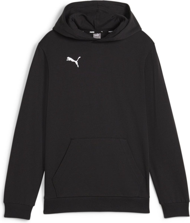 Puma TeamGoal Casuals Hoody Jr Jungen Sportpullover – Schwarz-Weiß