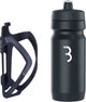 BBB Cycling Flexcage – Leichter Flaschenhalter mit Flasche – 550 ml – Schwarz und Weiß – Rennrad Mountainbike – Trinkflaschenhalter Fahrrad – BBC-36C