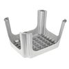 Trittstufe 36,5x30x24cm silber