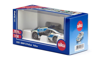Siku 2303 BMW i8 Polizeiauto (Deutsch)