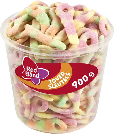Zauberschlüssel mit rotem Band (100 Stück)
