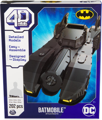 4D Build DC Batman – Retro-Batmobil – 3D-Puzzle – 202 Teile – Kartonbausatz