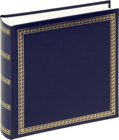 Walther mx-103-l das schicke dicke - klassisches Album - Format 26 x 25 cm - 100 weiße Seiten - blau